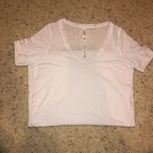 LULULEMON KARMADAY SS WHITE TEE